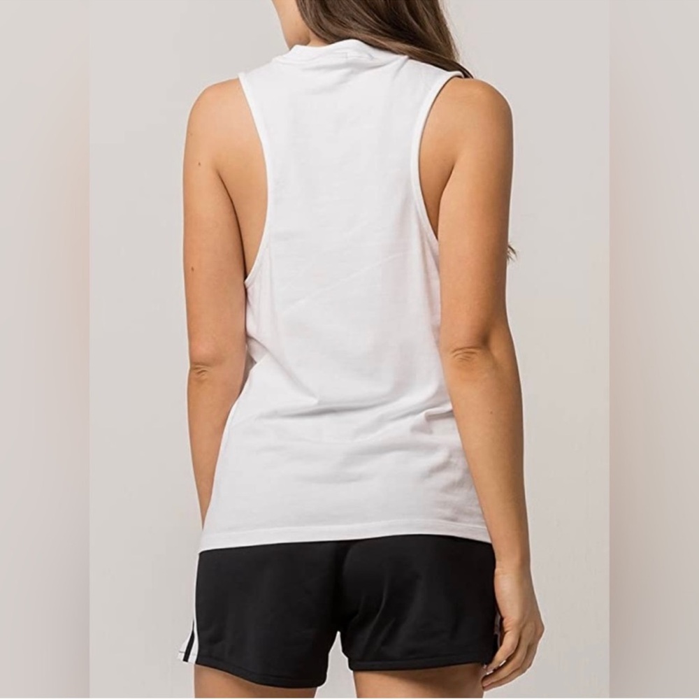 ADIDAS ORIGINALS Women's Trefoil Oversize Logo Muscle Tank - Picture 4 of 8